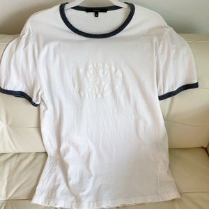 Gucci gg logo white t shirt